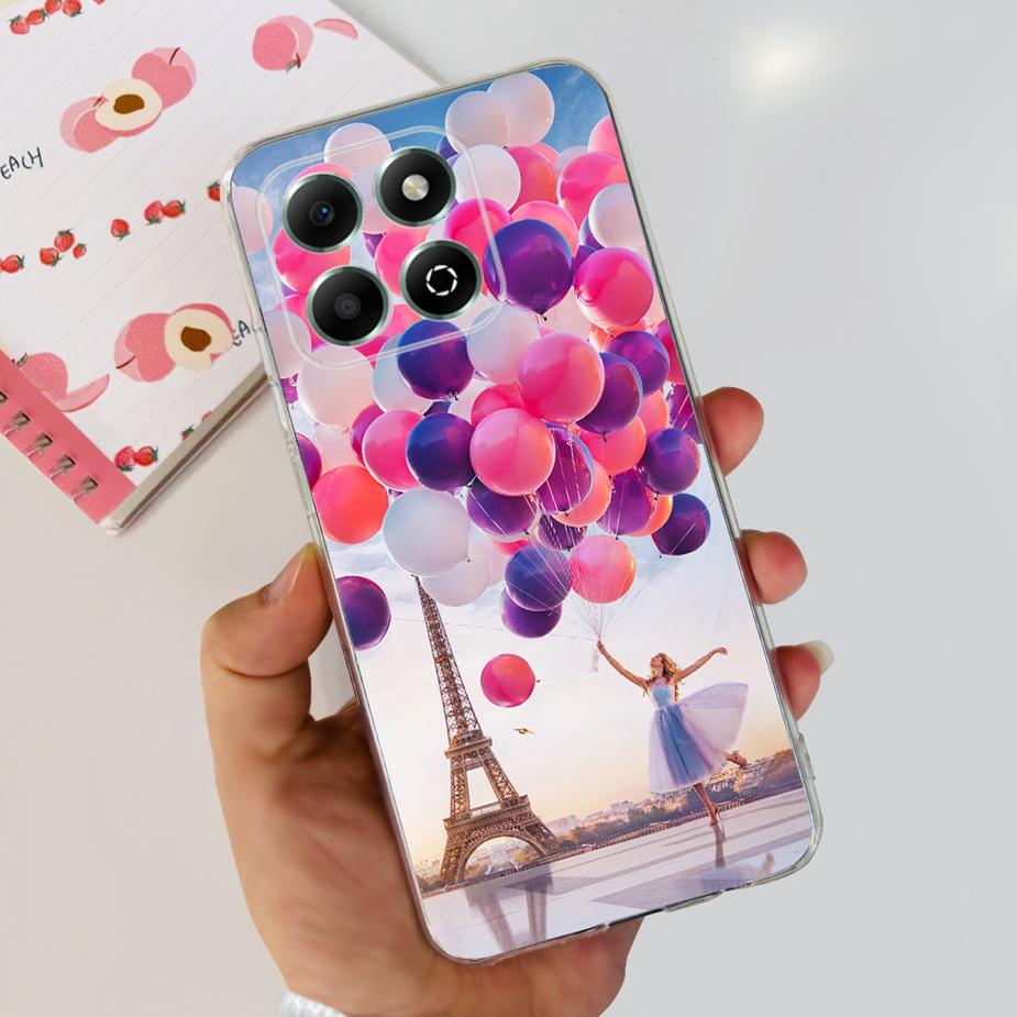 

For Honor X6a Case Honor X6b JDY-LX1 JDY-LX2 Cute Painted Cover Clear Silicone Phone Case For Honor X6a X 6b HonorX6b Soft Shell Honor X6b