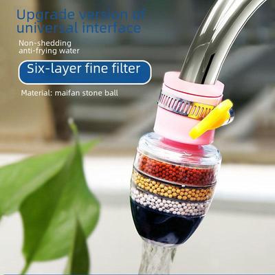 Universal Kitchen Faucet Water Purification Filter & Splash-Proof Shower