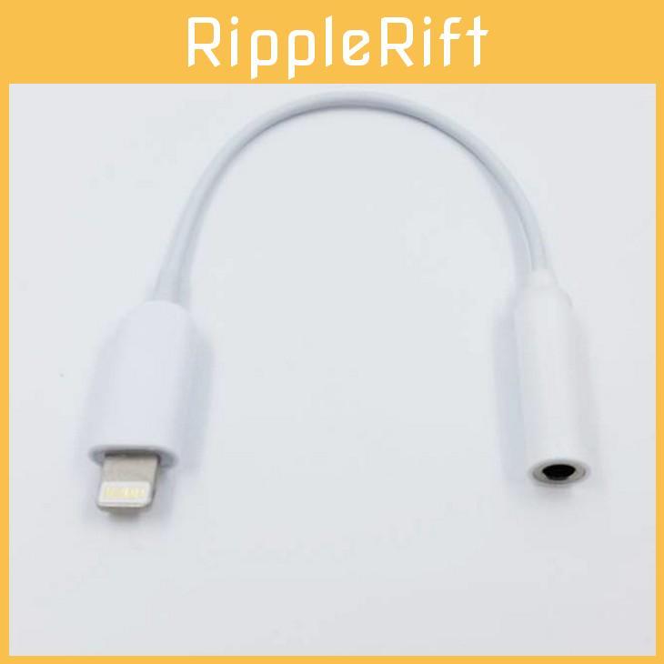 White Lightning To 35mm Headphone Jack Adapter Cable For Iphone 7  Plus 7