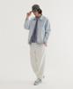 COVERNAT Denim Zip-Up Jacket Light Blue