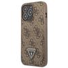 Guess Guhcp13Lp4Tpw Iphone 13 Pro / 13 6,1 Brązowy/Brown Hardcase 4G Triangle Logo Cardslot