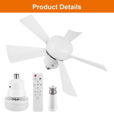 Deckenventilator mit Leuchte und Fernbedienung, verstellbare Windgeschwindigkeit, Timer, kabellos, dimmbar für Wohnzimmer, Schlafzimmer