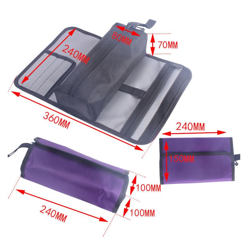Portable Tool Roll Bag Cosmetic Stationery Zipper Tool Bag Organizer Durable Multi-Purpose Electronic Tool Kit Pouch Bag