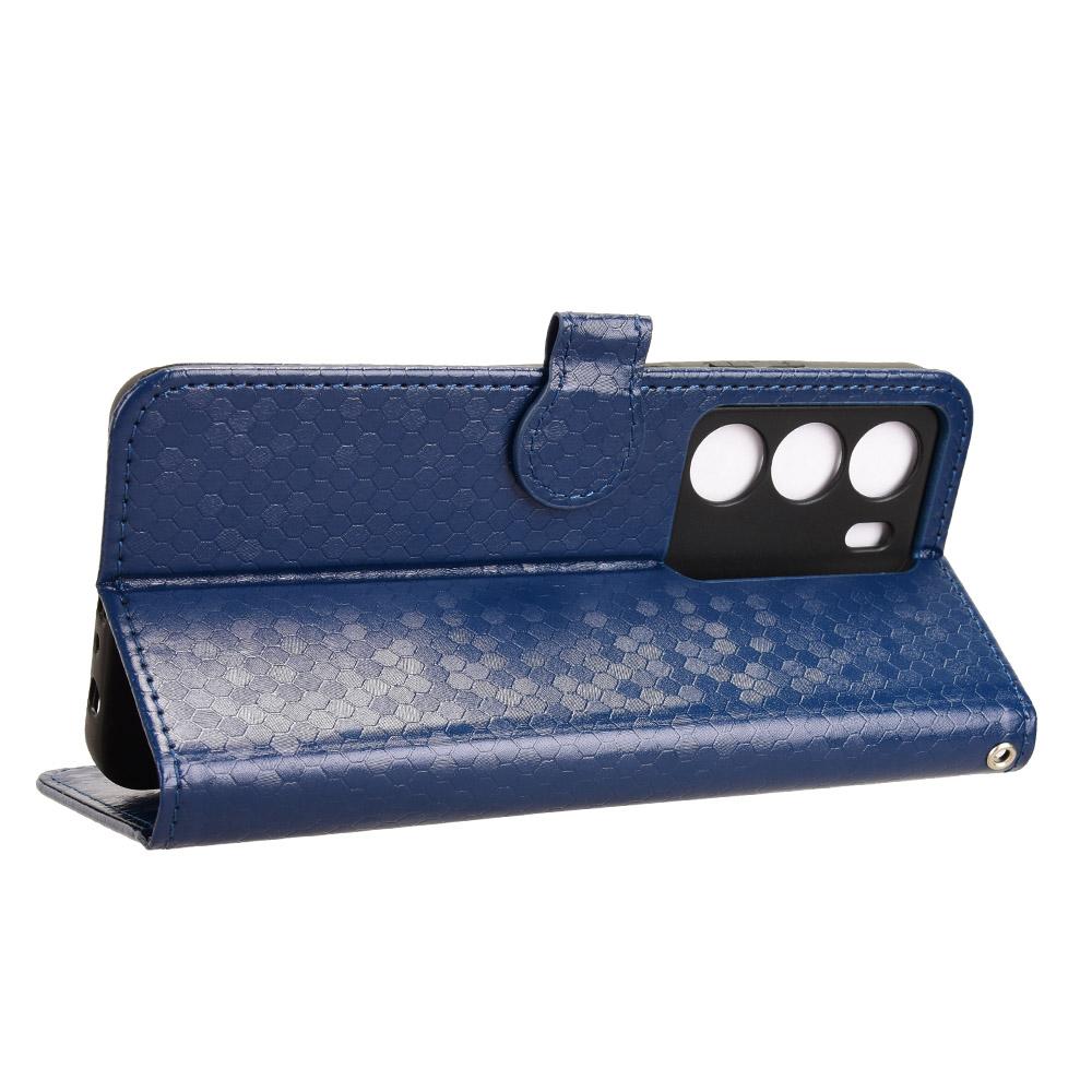 Pouzdro s peněženkou pro Realme 14x 5G/V70s 5G/V70 5G Vzor teček Ražba PU kůže Kryt na telefon