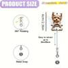 Nurse Puppy ID Badge Holder, Retractable Badge Reel Pin, Durable Acrylic Card Holder for Medical Students & Nurses,Cartoon Dog Nurse Work Accessories