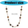 Natural Tigers Eye Stone And Pearls Beaded Necklace Handcrafted Sturdy Hand strung Beaded Necklace For Elegant Occasions
