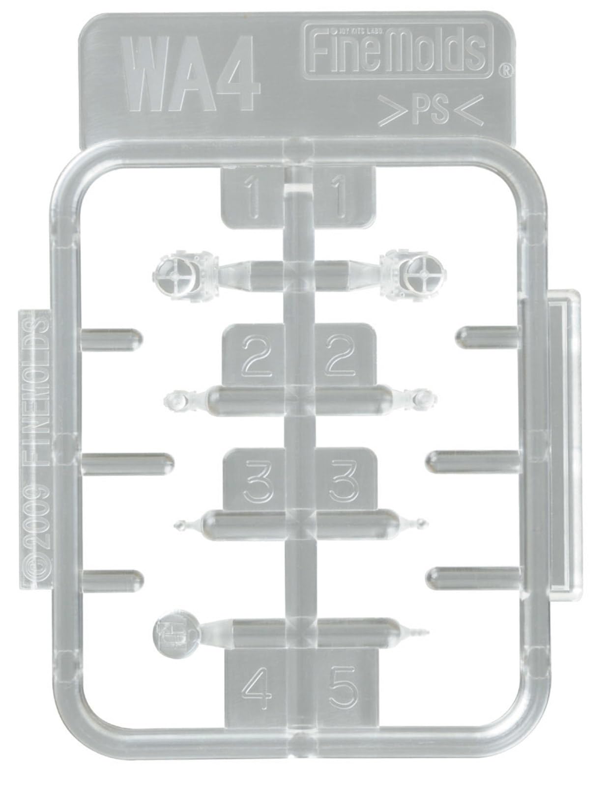 

FineMolds Series Searchlight Set Plastic Model Parts WA4 1/700 Nano-Dread Yamato/Musashi
