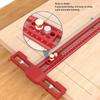 24 Inch Scribing Ruler Snap in Slider and Thickened Base 360 Degree Marking Aluminum Alloy Adjustable T Square Scriber