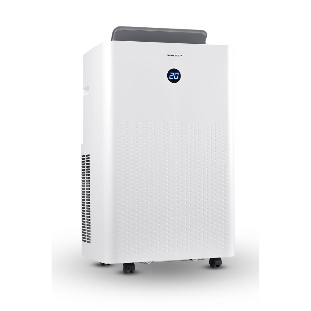 Climatiseur Portable 14000 Btu Déshumidificateur Chauffage Wifi 37L/24H Berdsen Bd-584