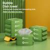 40PCS/Bag Disposable Cleaning Paper Towel Bubble Dish Cloths Cleaning Rags  Kitchen Accessories