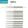 10PCS 0.8-2.5mm Emery Drill Bits 2.35mm  Diamond Sand Drilling Extended Drill Bit Hardware Power Tool Accessories