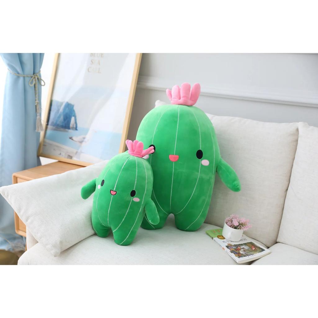 1pc 23CM Cartoon Cactus Plush Toys Kawaii Stuffed Soft Plant Dolls for Children Baby Kids Toys Birthday Decoration Gifts