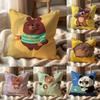 Animal Cute Little Bear Cushion Cover MultiScene Pillow Cover for Home  Car  Reversible Soft  Durable for Daily Use