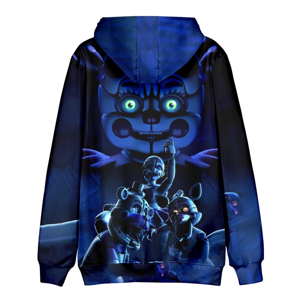Five Nights At Freddy's Printed Men Women Hoodies Casual Pullover Hoodie Fashion Sweatshirt Clothes