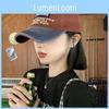 Since Baseball Cap Embroidered Letter Adjustable Wide Brim Sun Hat For Casual Wear