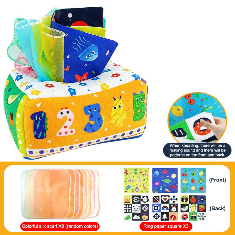 Baby Carrot Harvest Game Montessori Toy Pull Turnip Toddler Motor Skills Training Tissue Box Toys For Children