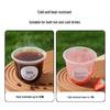 Baijie Disposable Milk Tea Cups with Lids, Straws & Stickers