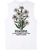 TRIPSHION Daisy Flower Bundle Graphic Sleeveless - White