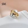 Daily Wear Brooches Faux Pearl Magnetic Button Pin, No Sew Safety Secure Pin for Scarf Shirts Sweater, Reusable Clothing Decorative Brooch Damage