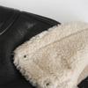 Women Fashion Thick Warm Winter Faux Leather Jacket Coat Vintage Long Sleeve Female Outerwear Chic Tops