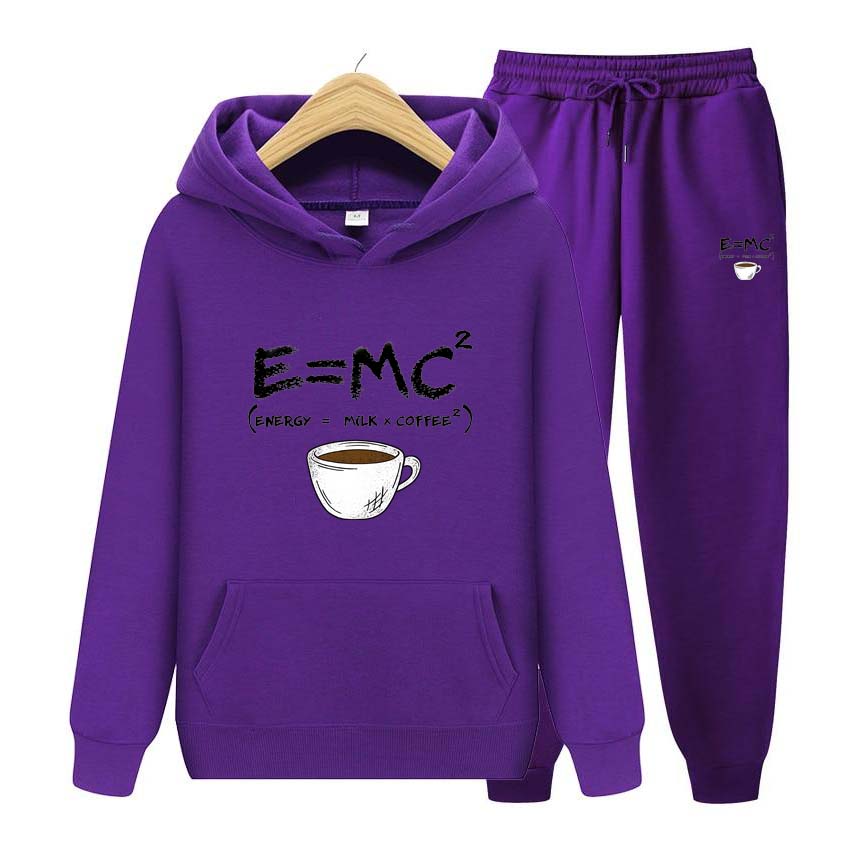 Pánské teplákové soupravy Jarní Podzim Coffice Potisk Mikina Mikina s dlouhým rukávem Mikina na jogging Kalhoty Patchwork Fitness Run Suit Oblečení