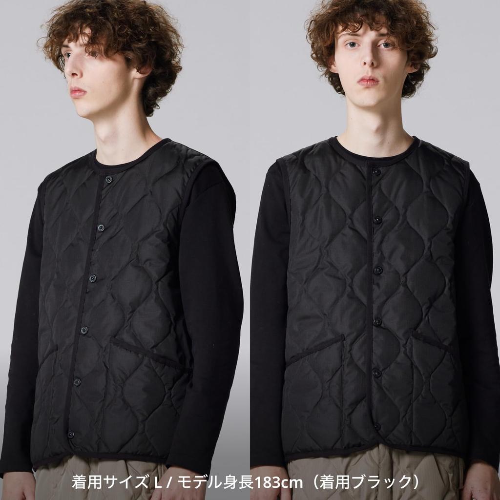Taion Down Vest Black 004B2ML-1