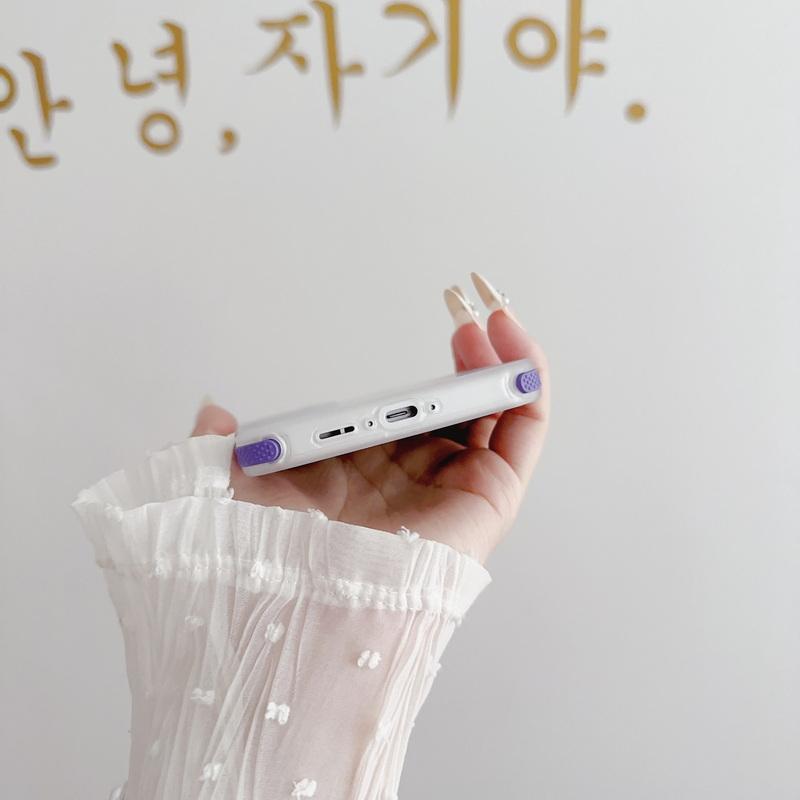 Módní Průhledné Matné Jednobarevné Pouzdro pro Samsung S24 Ultra Plus S23 S21 Fe A55 A35 A34 A25 A15 A14 5g Měkké TPU Vše Zahrnující Nárazuvzdorný Kryt