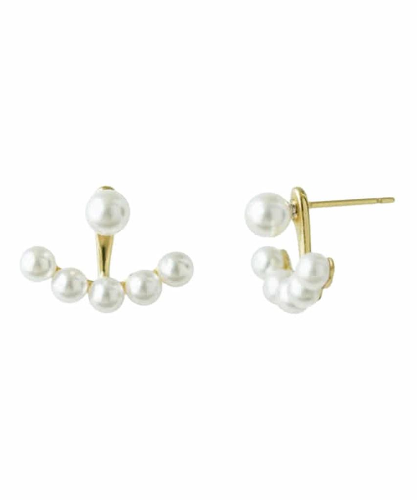 Alleun Silver 925 Pearl Namyang Mother Of The Bride Hanbok Earrings