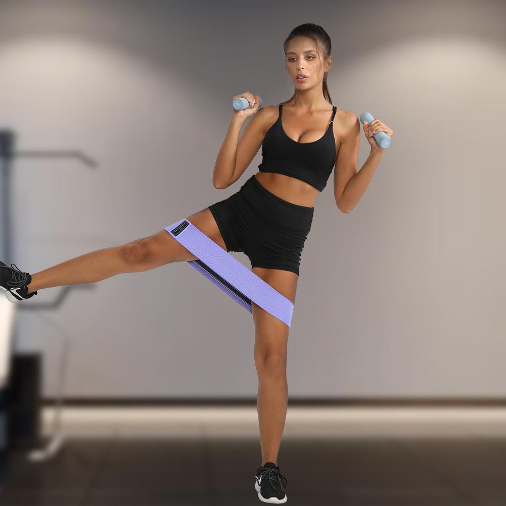 3pc Resistance Elastic Booty Bands Squat Glute Workout Non-slip Trainer Thick Band Yoga Pilates Hip Circle Expander Band for Gym