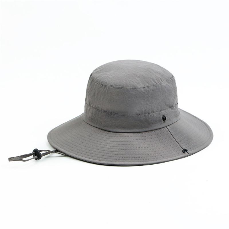 Mountaineering Hat Camping Hat Spring And Summer Waterproof Fisherman Hat Female Sunscreen Outdoor Western Denim Nylon Quick Drying Hat