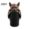 Vampire Cat Drink Stand 3D Printed Bat Can Holder, Funny Cartoon Beverage Organizer for Desk Standard Soda Cans, Halloween Desktop Decor, Novelty