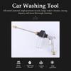 Car Washing Tool High Pressure Sprinkler Full Metal Hose Foam Sprayer Garden Watering Tool with 360 Degrees  Rotating