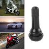 1-2 Set TR413 Valve Stems For Car Motorcycle Rubber Copper Snap In Short Black Rubber Valve Stems
