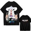 Zoro Gear 5 Printed Loose Short-sleeved Cotton T-shirt Summer Tide Pure Cotton Unisex Parent-child Clothing
