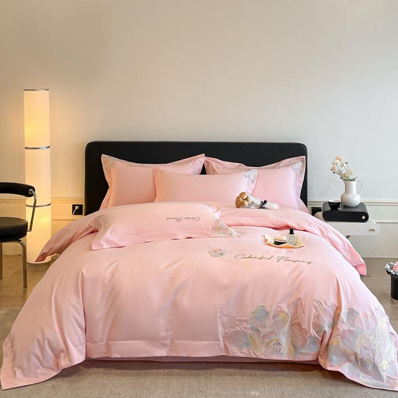 Yuzhi 2026 Skin-Friendly Luxury 4-Piece Bedding Set