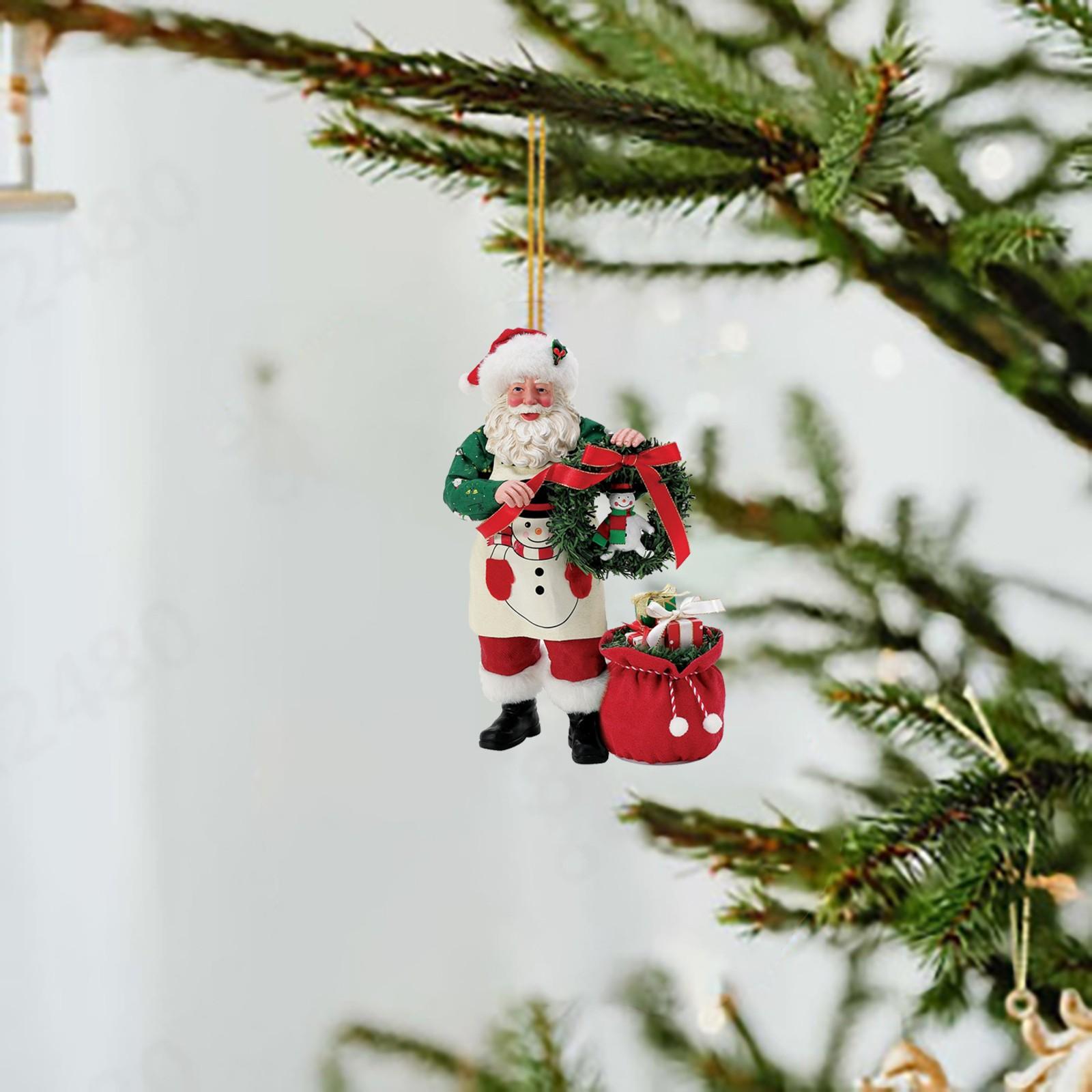 

Повседневная жизнь Санта-Клауса. Украшения для рождественской елки. One Size