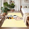 Crystal Velvet Rug Soft Non Slip Indoor Floor Mat Home DecorSnoopy Peanuts