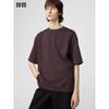 Uniqlo חולצת טי Oversized מכותנה Airism 5 שרוולים