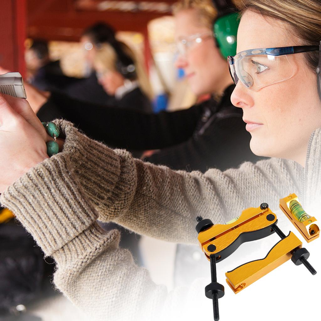 Kit di Livellamento di Precisione in Lega di Alluminio Strumento di Livellamento a Bolla di Alta Precisione Strumento di Livellamento per Allineamento del Reticolo per Apparecchiature Ottiche