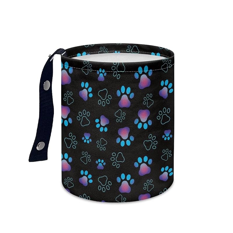 Daisy Cute Collapsible Portable Trash Can for Car Front Seat, Back Seat, Floor, Headrest Rubbish Bin