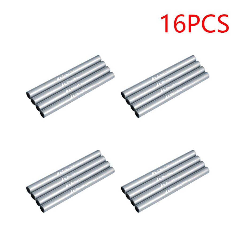 8-40PCS Tent Tube Aluminum Alloy Tent Emergency Tube Lengthen 13cm Lightweight Repair for Hiking Awning Kit Tent Accessories