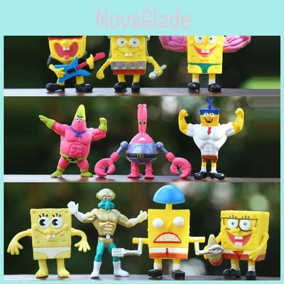 Spongebob Squarepants Pvc Collectible Figures Set For Kids And Fans