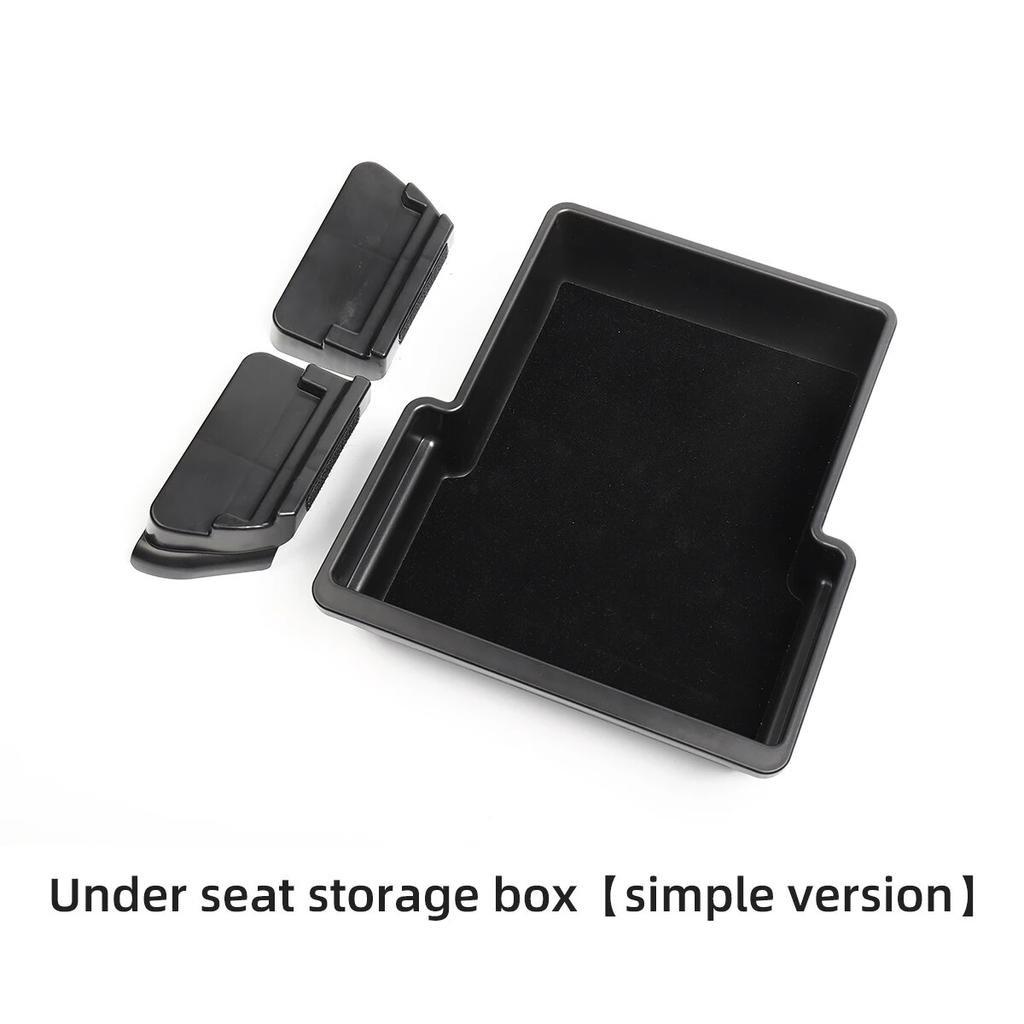 Armrest Rear Storage Box Console Under Seat Organizer Drawer Holder for Tesla Model Y Interior Modification Car Accessories Case