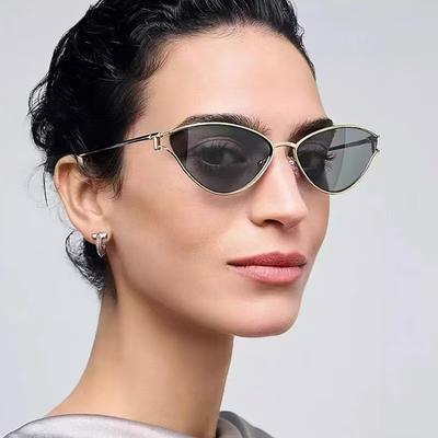 European American Style Sunglasses Women Cat Eye Shape Uv Protection Women Sun Glasses Fashion Trendy Men Sun Glasses