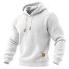Men's Solid Color Sweatshirt Hoodie Men's Sports Large Size Casual Sweatshirt