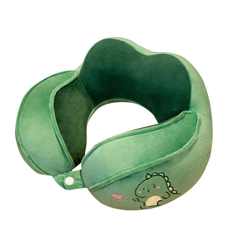 Cuscino da Viaggio a Forma di U Winnie the Pooh con Imbottitura in Poliestere per Supporto in Auto e Ufficio