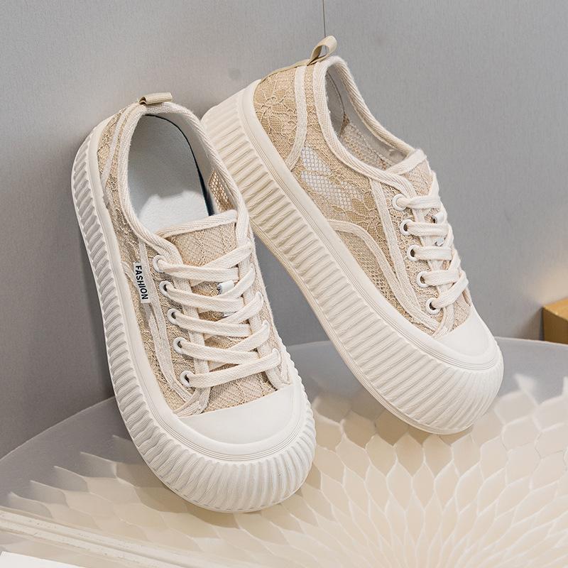 Summer women's mesh breathable lightweight casual shoes versatile fashion platform women's shoes