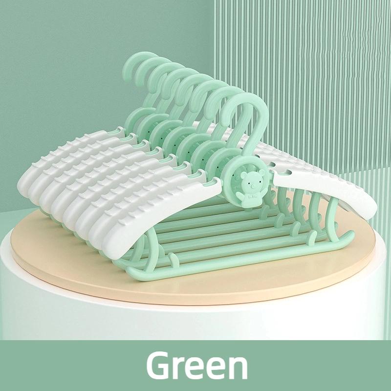 5/10 шт. Детская вешалка для одежды Детская домашняя вешалка для одежды Раздвижная Противоскользящая вешалка для одежды Специальная детская сушилка для одежды 1Pcs