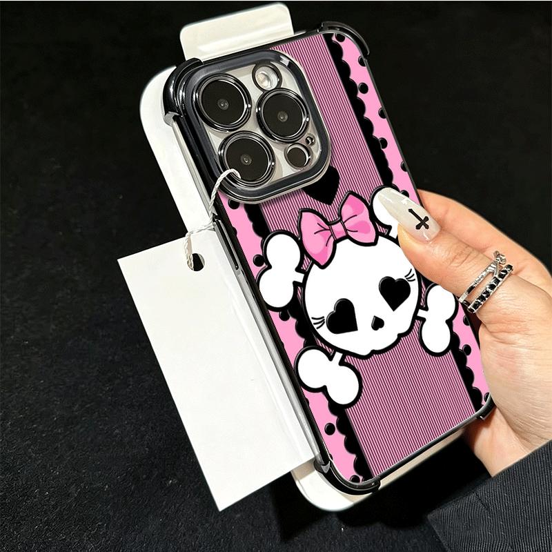 Sweet And Edgy Cartoon Skeleton Soft Phone Case For Xiaomi Poco X7 X8 Pro Max X6 X5 X3 F8 Ultra F7 M8 M7 M5S Redmi 15C 15A 15 14