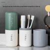 Travel Wash Cup & Toothbrush Storage Set